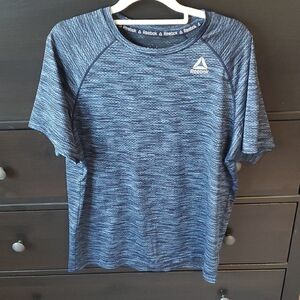 Reebok Men's Blue Athletic Shirt
